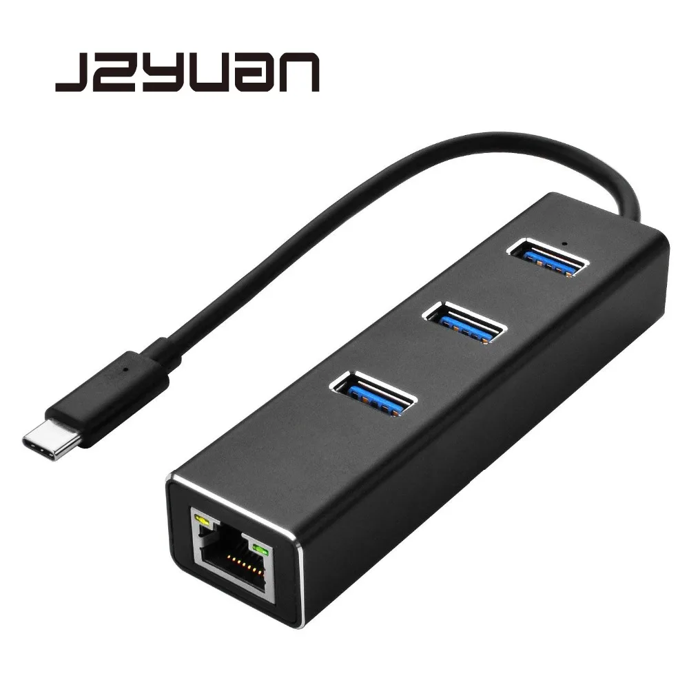 USB C Ethernet адаптер концентратор к Внешний RJ45 LAN сетевая карта гигабитный Интернет