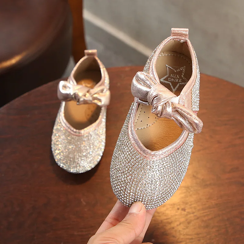 NEW Fashion Children shoes girls high heel for party dance sequined princess snow queen kids pink blue | Детская одежда и обувь