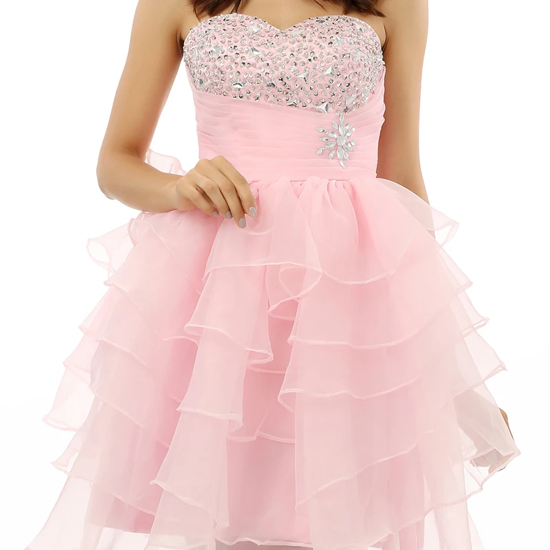 Forevergracedress 2017 пикантные Розовые Короткие платье для выпускного вечера Лидер