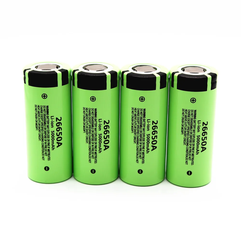 Большая емкость Оригинал 26650 литиевая батарея 5000mAh 50A разрядка подходит для Panasonic