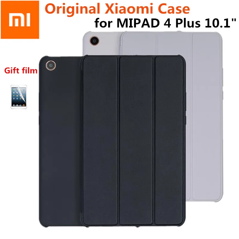 Тонкий оригинальный чехол Xiaomi mipad 4 plus 10 1 &quotSmart Magnet Mi Pad4 Mipad capa De Couro PU + PC Wake Auto-Sleep Cover