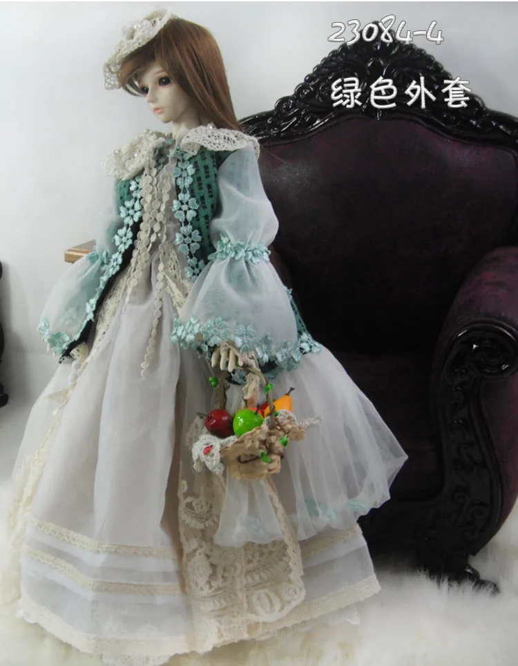 1/4 1/3 на шарнирах, в масштабе пальто+ платье Набор для SD одежды BJD Аксессуары куклы, не включены куклы, обувь, парик и другие аксессуары 18D1556