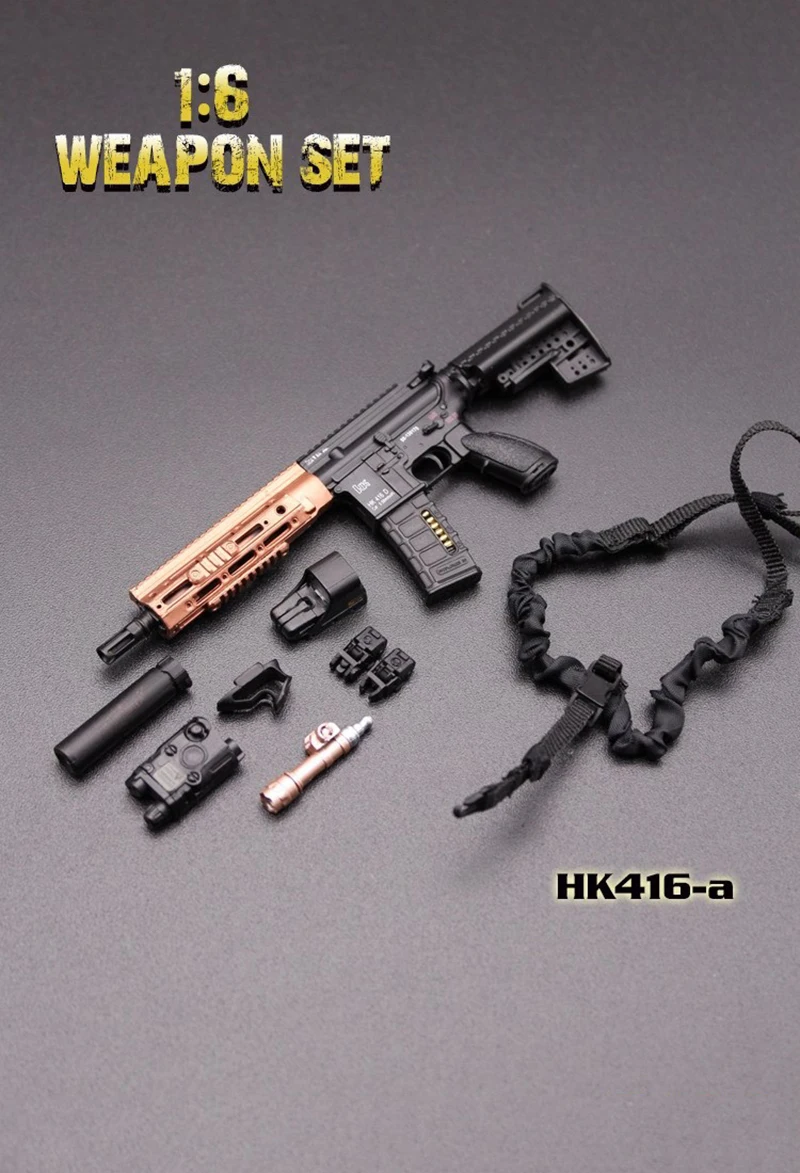 1/6 весы мини Таймс игрушки 1/6 серии HK416 серии M4 винтовка пистолет оружие Модель игрушки F 1" фигурки аксессуары коллекции