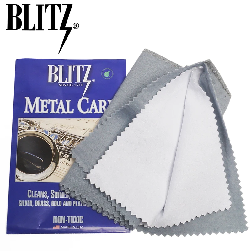 U.S.A BLITZ Double-layer silver cloth Clean cloth Silver cloth Wipe cloth Instrument Sax