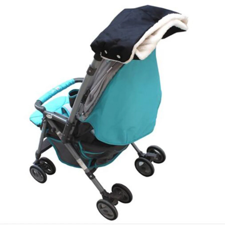 Winter Pram Hand Muff Baby Carriage Pushchair Warm Fur Fleece Cover Buggy Clutch Cart Glove Stroller Accessories | Мать и ребенок