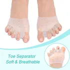 4 шт., силиконовый разделитель для пальцев ног при вальгусной деформации