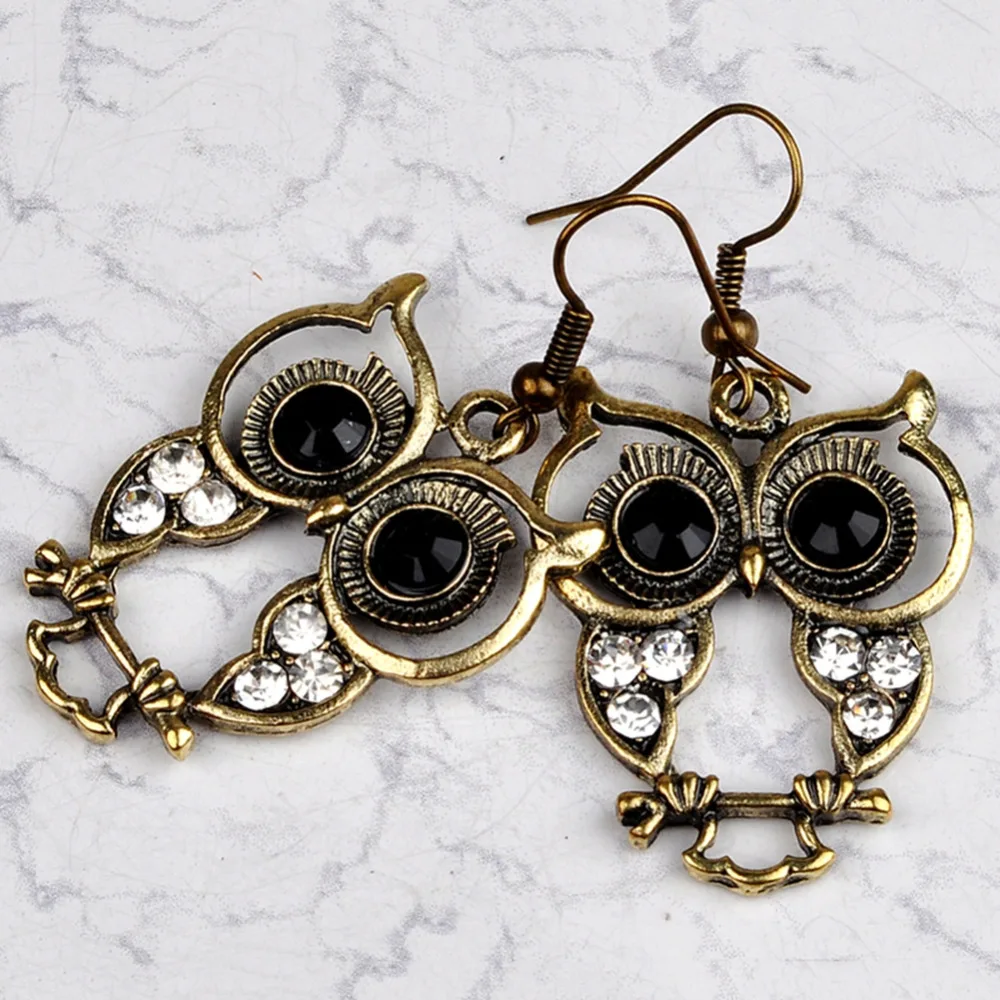 Женские винтажные серьги гвоздики в богемном стиле|owl earrings|earings for girlsearrings women |