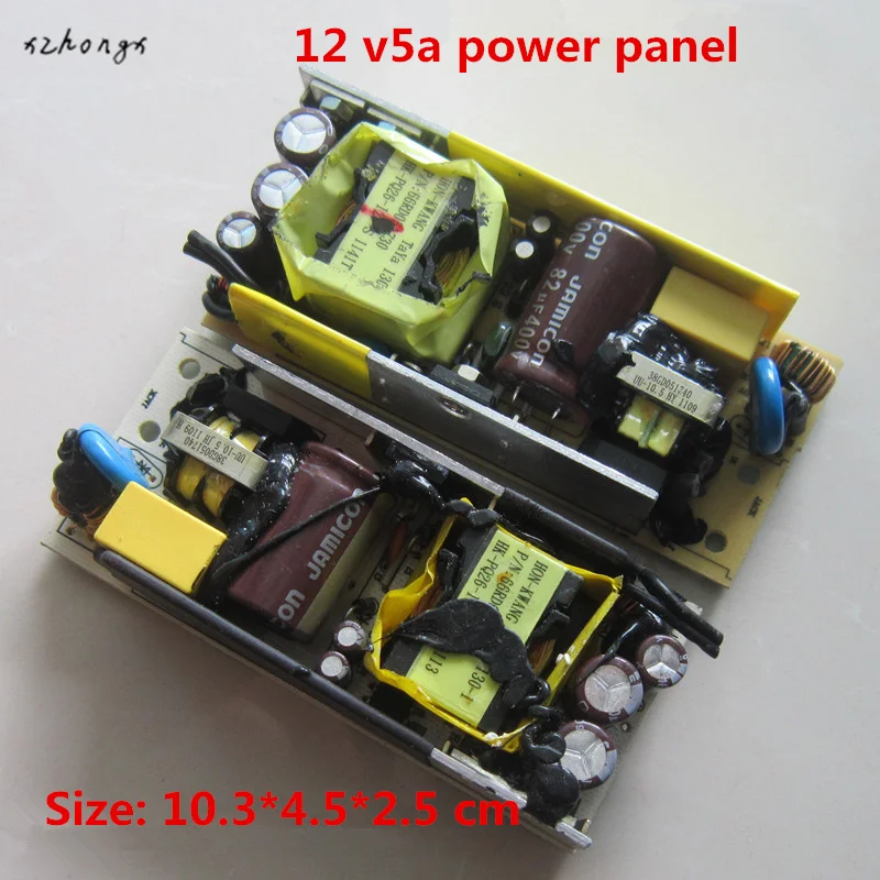 AC DC 12V 5A переключение Питание модуль 5000MA несмонтированная плата зарядного