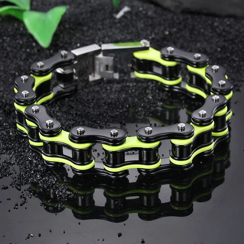 

New domineering men titanium steel bracelet wholesale men love love personality charm bracelet