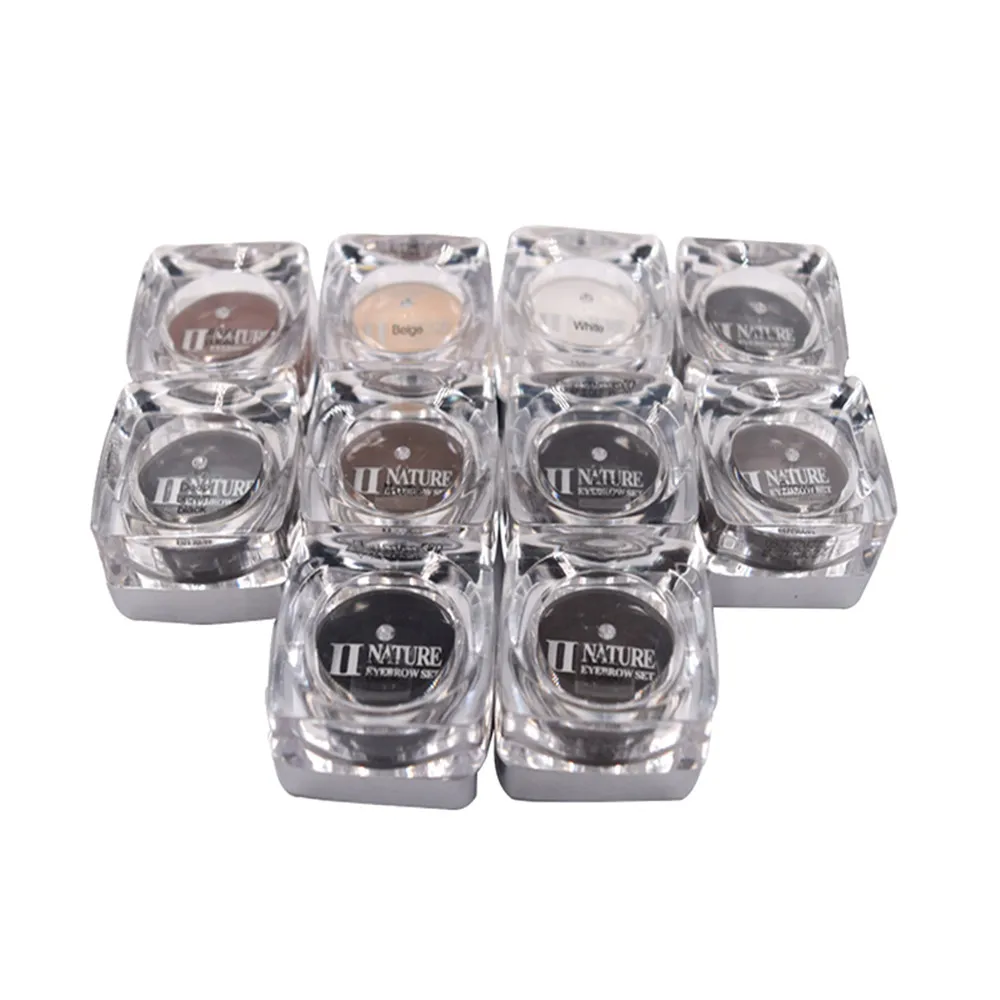 PCD 11 цветов Eyebrown микроблейдинг пигмент Перманентный макияж бровей и губ тату