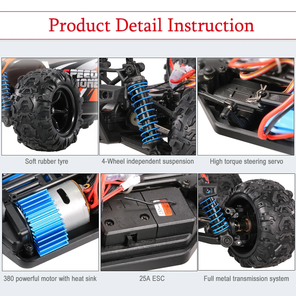 Рождественская игрушка оригинальная 4WD внедорожник RC автомобиль PXtoys № 9302