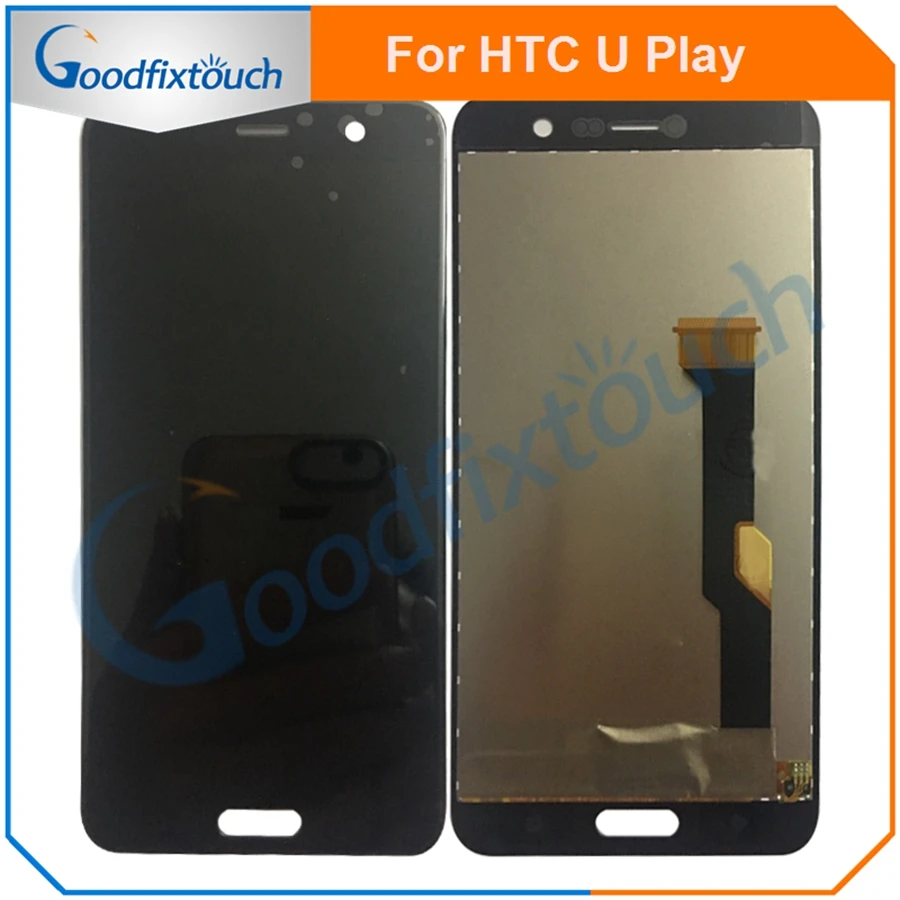 

100% протестированный новый черный для HTC U play LCD дисплей кодирующий преобразователь сенсорного экрана в сборе, запасные части для ремонта HTC U ...