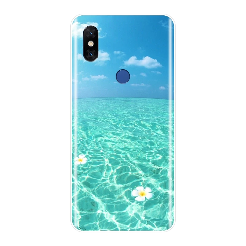 Чехол для телефона Xiaomi Mi Max Note 1 2 3 пончик с зелеными фруктами листьями Qcean Sky