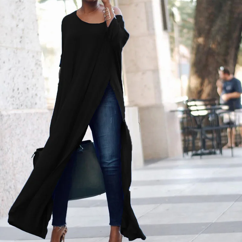 Женское весеннее платье Элегантное повседневное с длинным рукавом и круглым