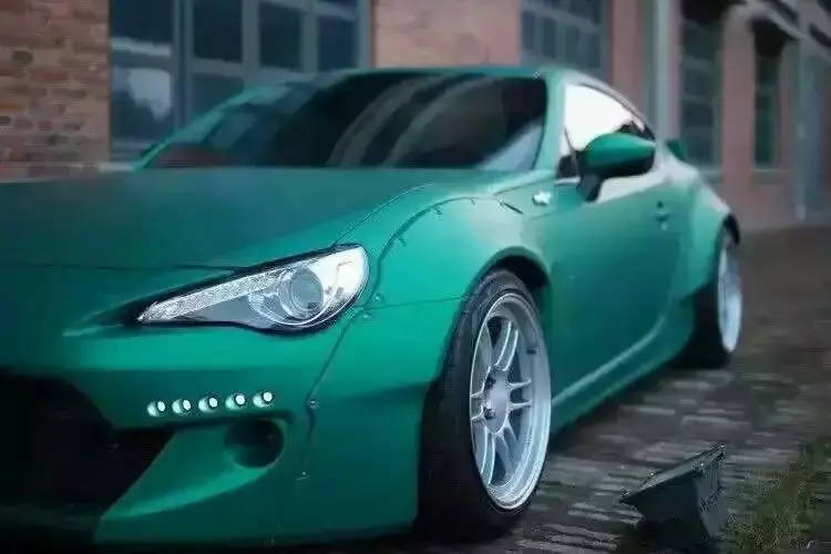 Весь комплект FRP авто аксессуары укладка обвес Bodykit ( передний бампер + боковые