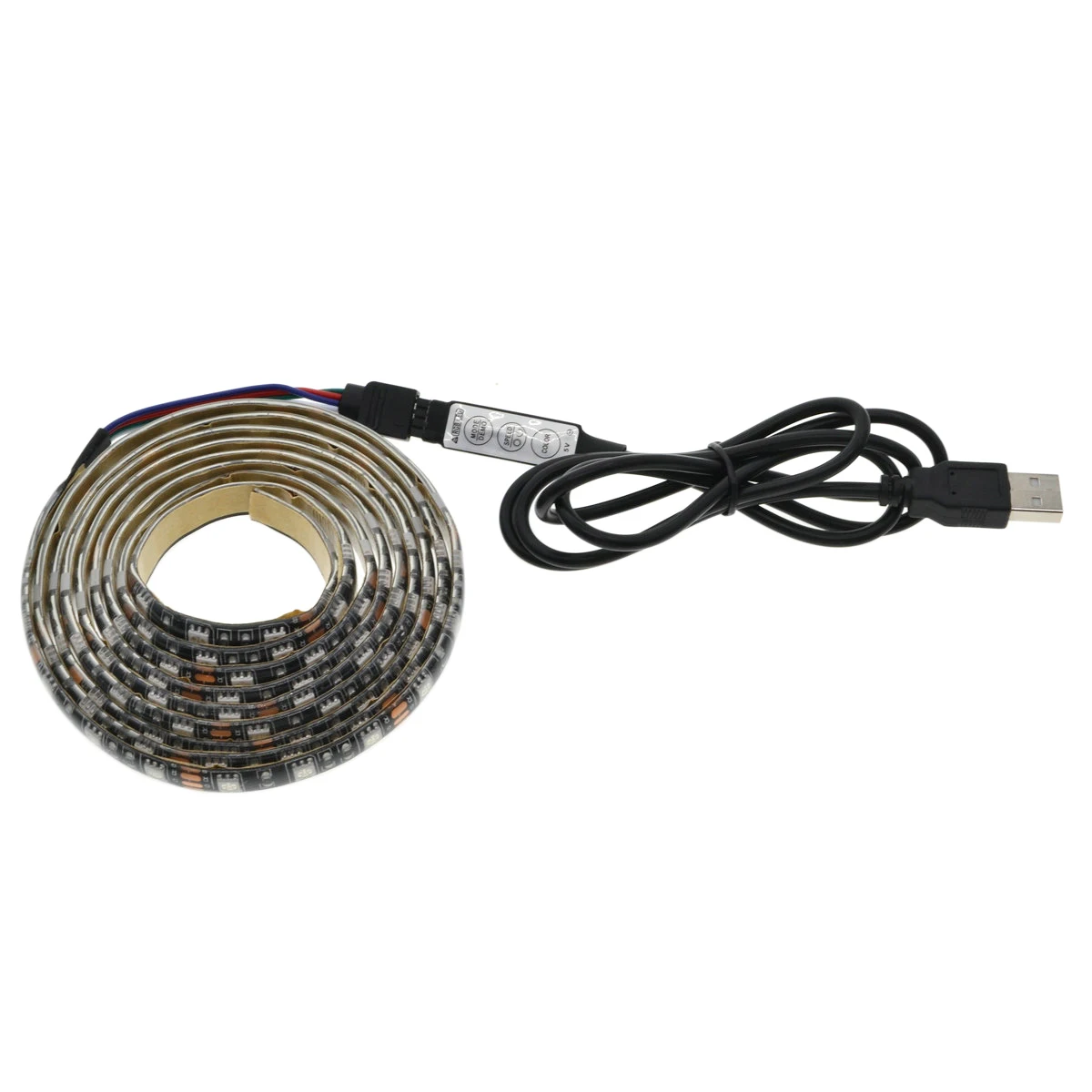 USB 5V Светодиодная лента 5050 TV фоновое освещение 50 см/100 см/200 см 60 светодиодов/м