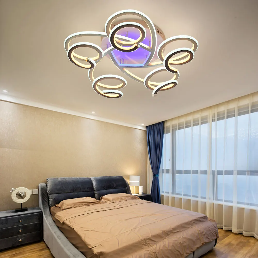 LED Потолочные светильники Дистанционное управление затемняя современный