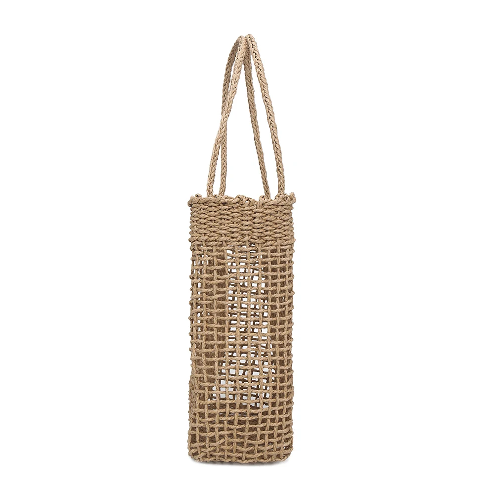 Women Handbag Hollow Handmade Straw Woven Tote Large Capacity Summer Beach Shoulder Bag Party Best Sale-WT | Багаж и сумки