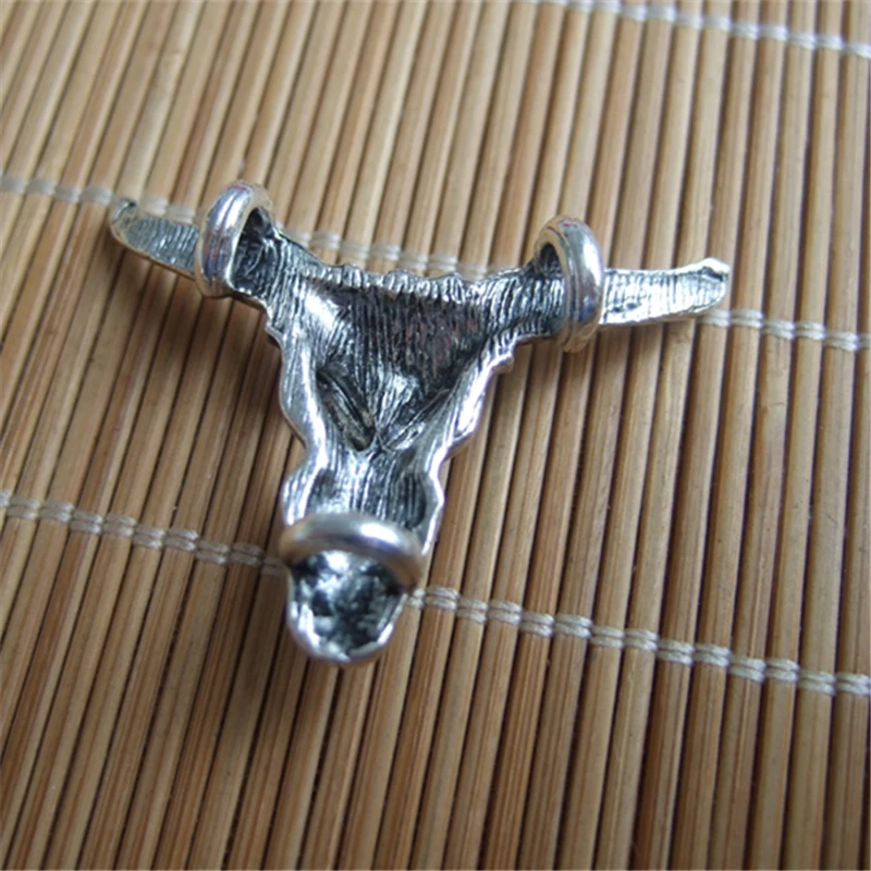 10 шт. подвески из сплава с головой быка черепа подвеска ювелирные изделия для