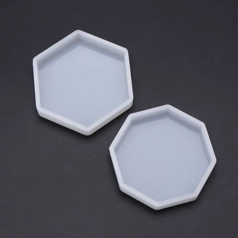 

Silicone Mold Mirror DIY Epoxy Resin Crafts Jewelry Making Pendant Decoration Geometric Hexagonal Handmade Molds Ornaments