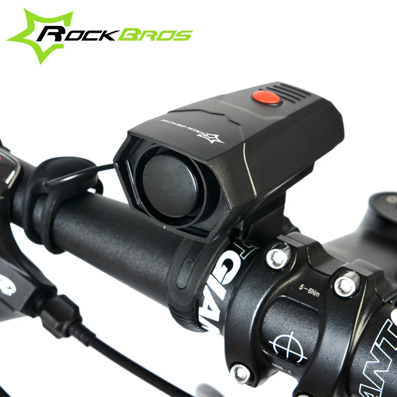 ROCKBROS велосипедный колокольчик велосипедные рожки электронный руль кольцо