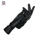 Новинка 2019, женские перчатки из натуральной кожи CHING YUN, зимние и осенние модные брендовые женские утепленные кожаные перчатки из овчины