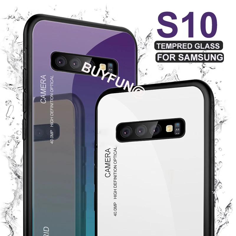 Чехол s10 plus для samsung galaxy s10e s10plus градиентные чехлы телефонов s 10 e 10e чехол из