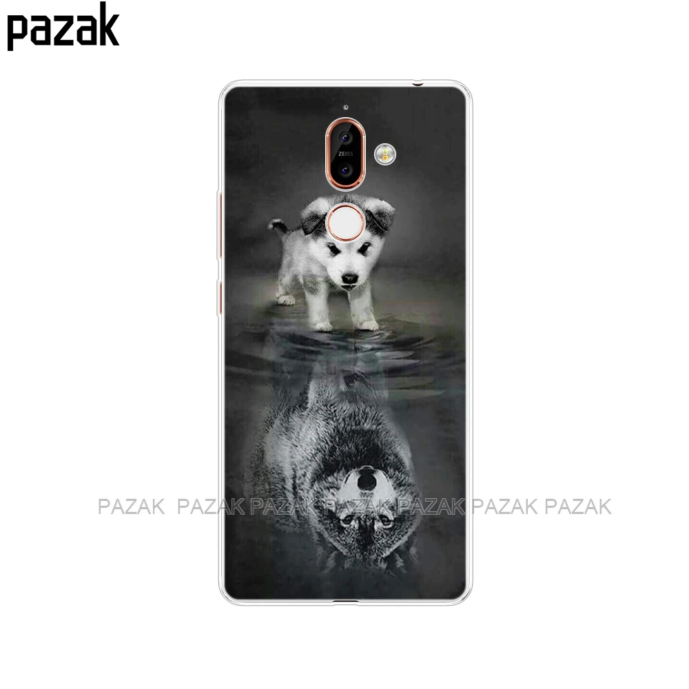 52234 Чехол для nokia 6 6,1 7 plus 8 9 nokia 6 2018x5x6, мягкий силиконовый чехол из ТПУ для задней панели телефона с принтом, окрашенные ракушки, сумки Fundas - Цвет: 52234