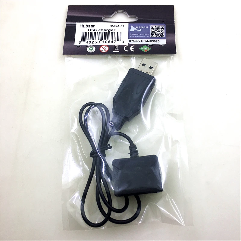 Оригинальное зарядное устройство USB Hubsan для X4 Star Pro H507A радиоуправляемого