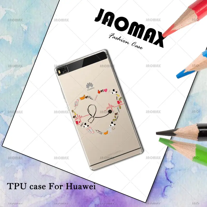 Jaomax Love Heart Couple Case For Huawei P10 PLUS P9 P8 Lite Mate 8 9 Pro Honor V8 5C Transparent Silicone Phone Cover Shell |