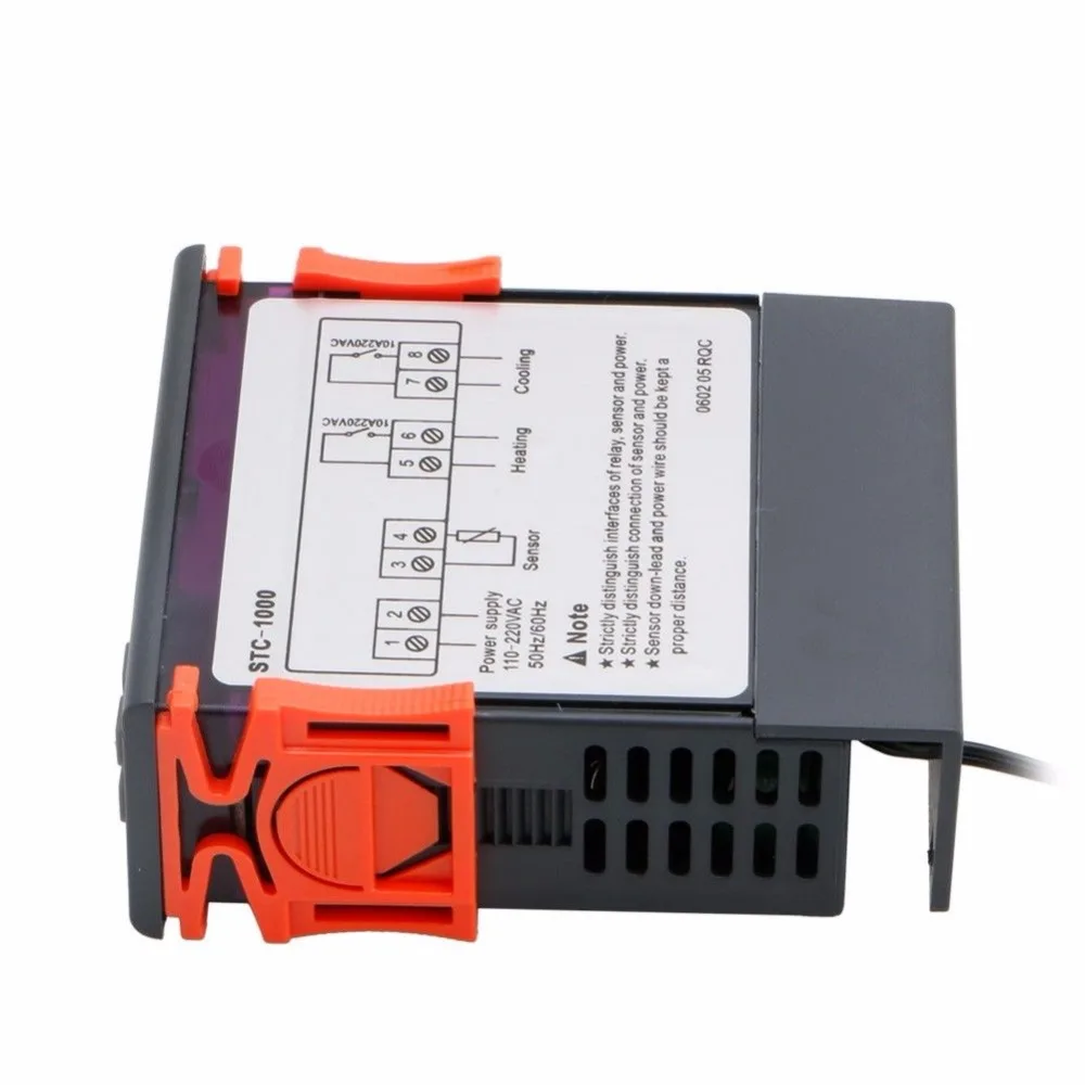 Цифровой регулятор температуры STC1000 110 В 220 В|Оборудование для контроля