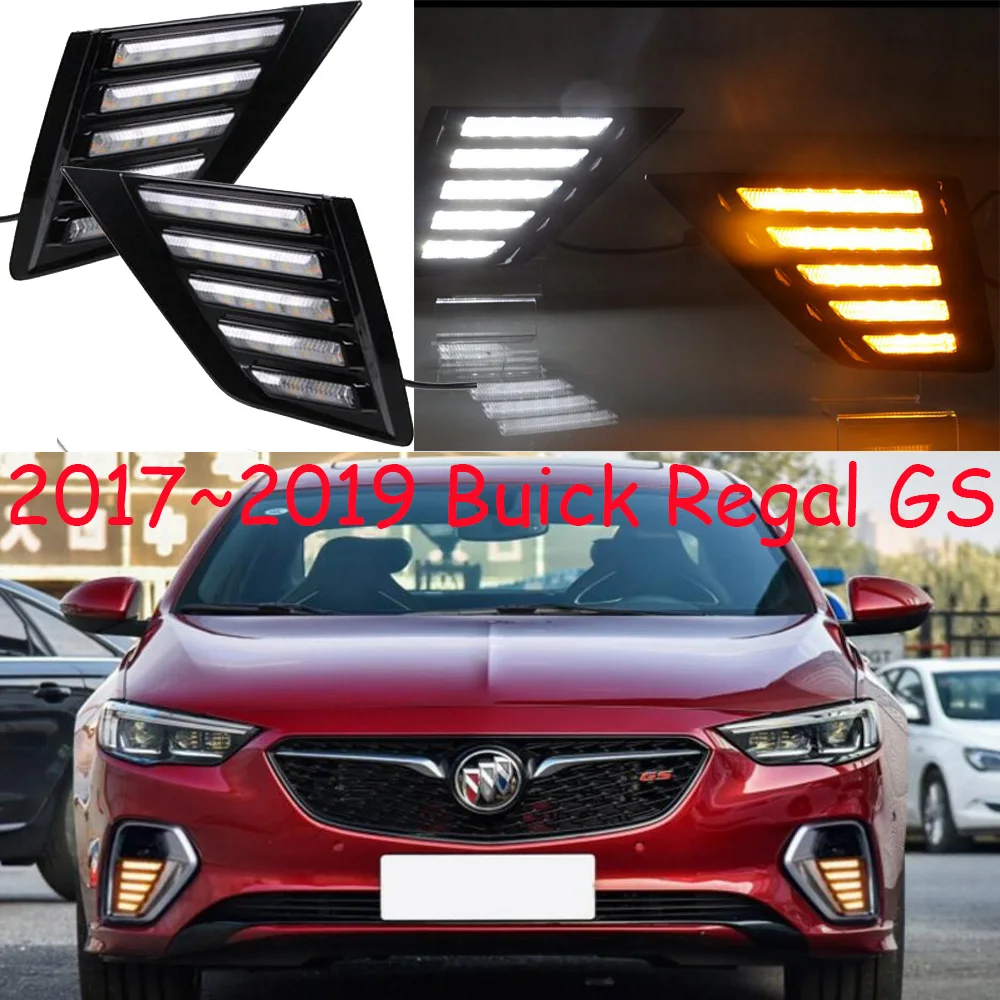 

Regal GS car bumper headlight for Opel Insignia daytime light 2017~2019 DRL car accessories LED headlamp Opel Insignia fog light