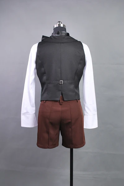 Черный Батлер 2 II Алоис транци Униформа фиолетовое пальто куртка брюки рубашка