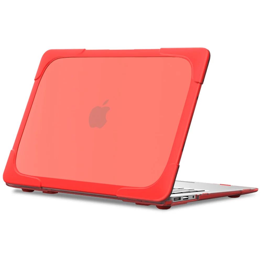 Противоударный Внешний чехол для Macbook Air 11 12 13 NewPro 13,3 15 A2159 A1932 Жесткий пластиковый Чехол со складной подставкой