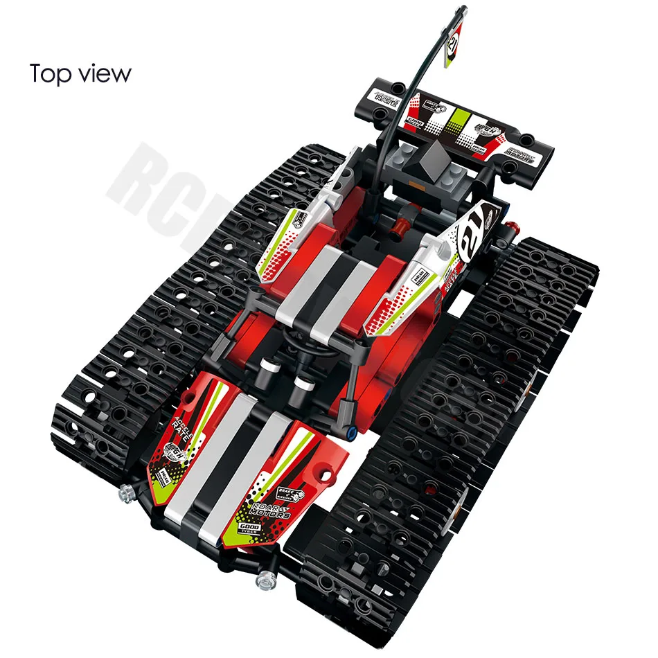 Technic RC Гусеничный гонщик Автомобильный Электрический двигатель с функцией питания совместимый Technic городской строительный блок кирпичи модель игрушки для мальчиков