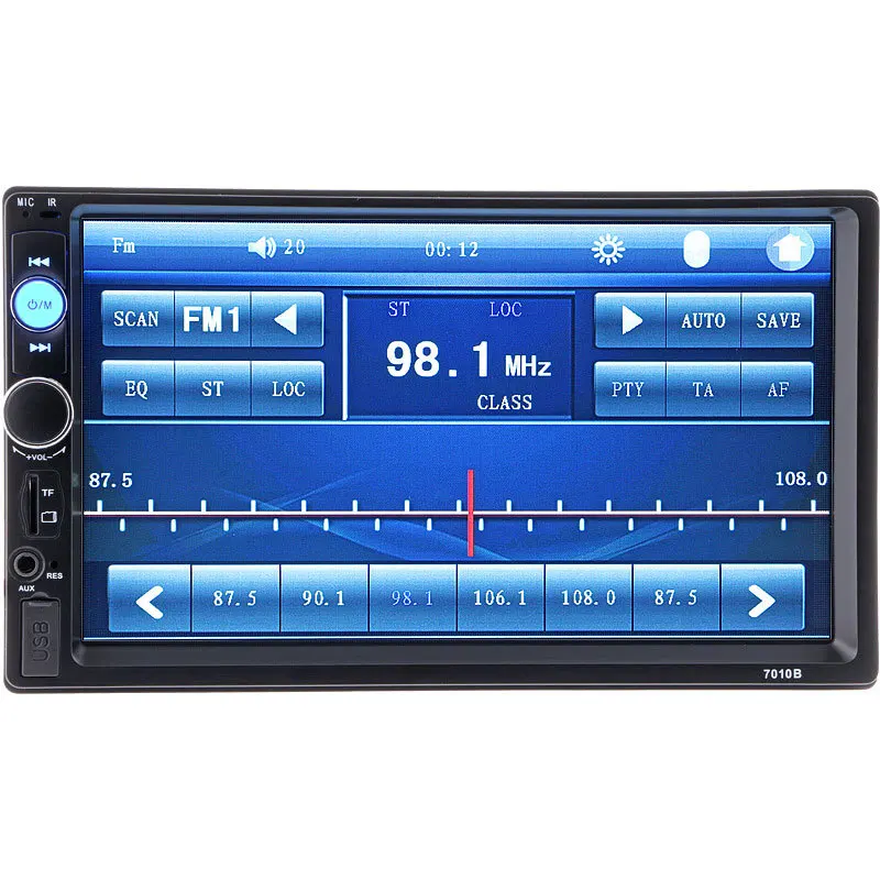 7 дюймов автомобильное радио MP4 MP5 OLED цветной экран музыкальный плеер Bluetooth hands-free