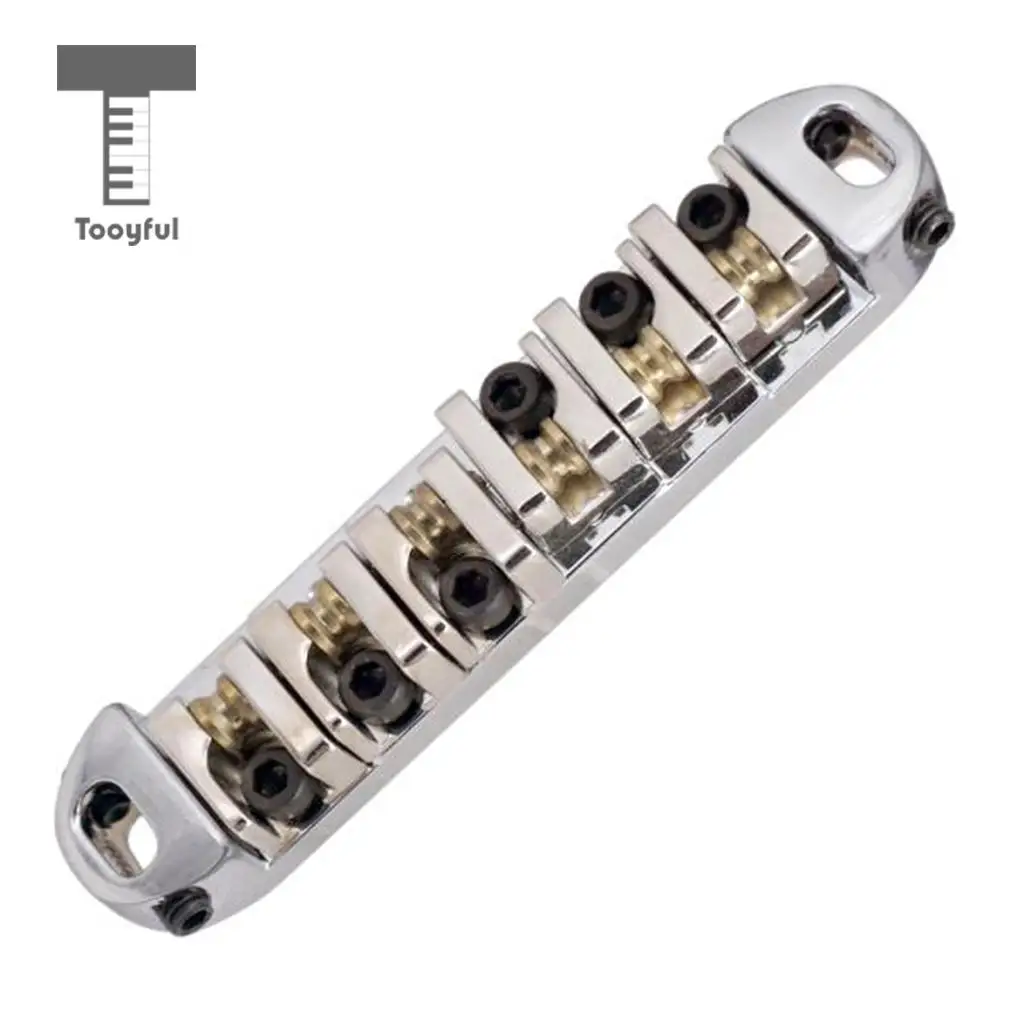 

Bridge with Roller Wrench for Bass LP Electric Guitar Parts Silver