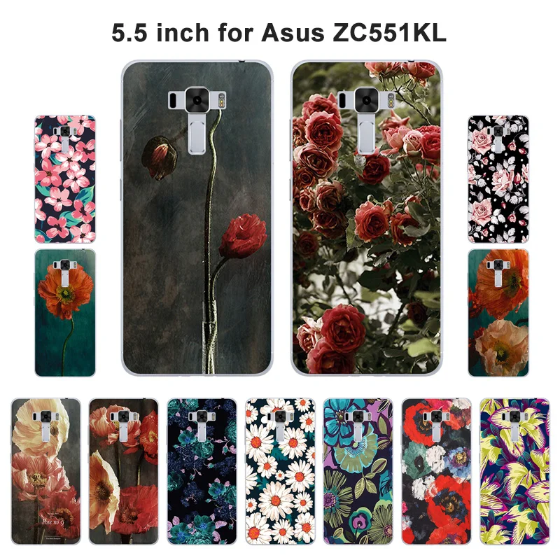 Силиконовый чехол накладка для ASUS Zenfone 3 Laser ZC551 чехлы телефонов ZC551KL 5 дюйма