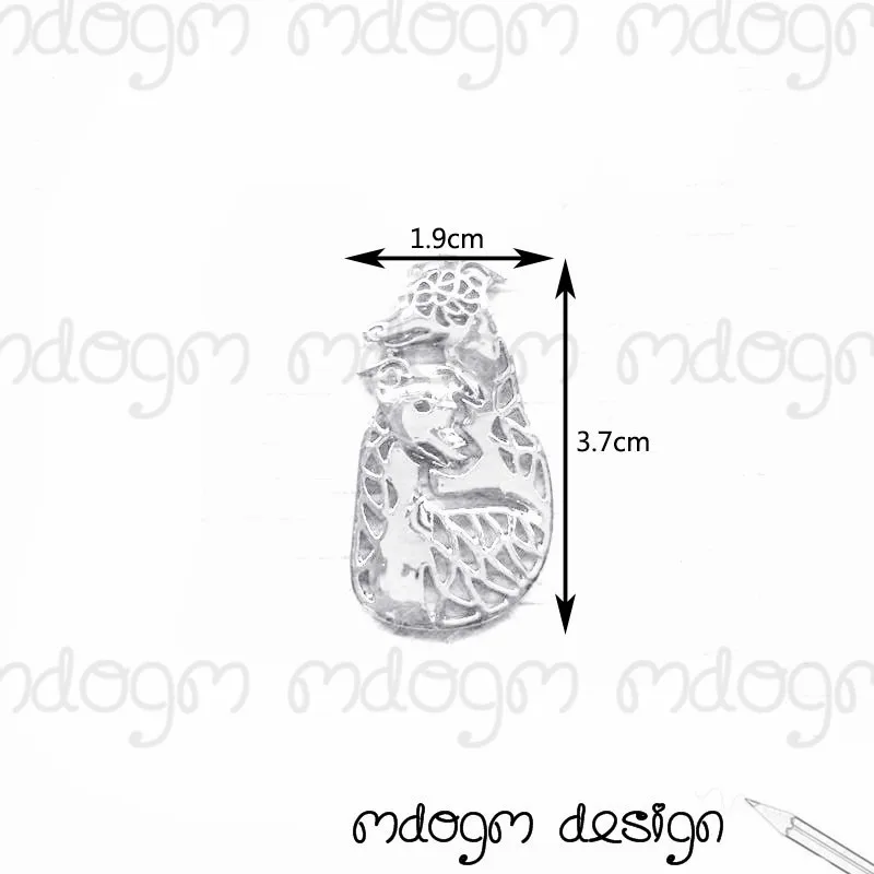 Милая Белая собака животное Золотой Серебряный металлический кулон парный