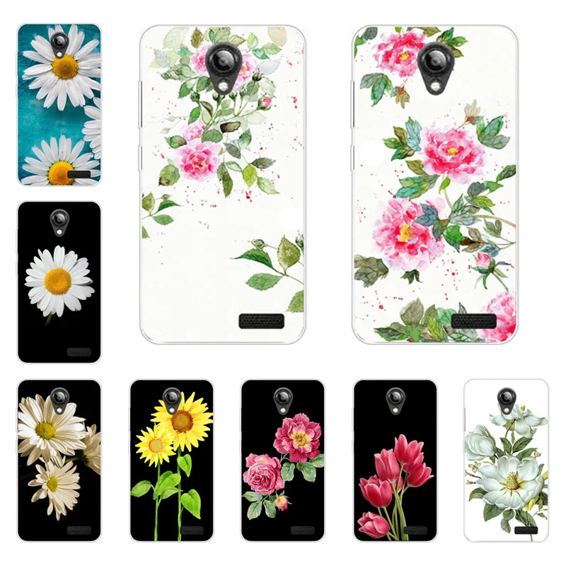 lenovo a319 Case Silicon flowers Painting Soft TPU Back Cover for Protect Phone cases shell |