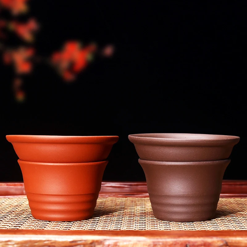 Free Shipping Yixing Raw Ore Tea Cups Kung Fu Accessories filter Purple Clay Strainer Fair Cup Chahai |
