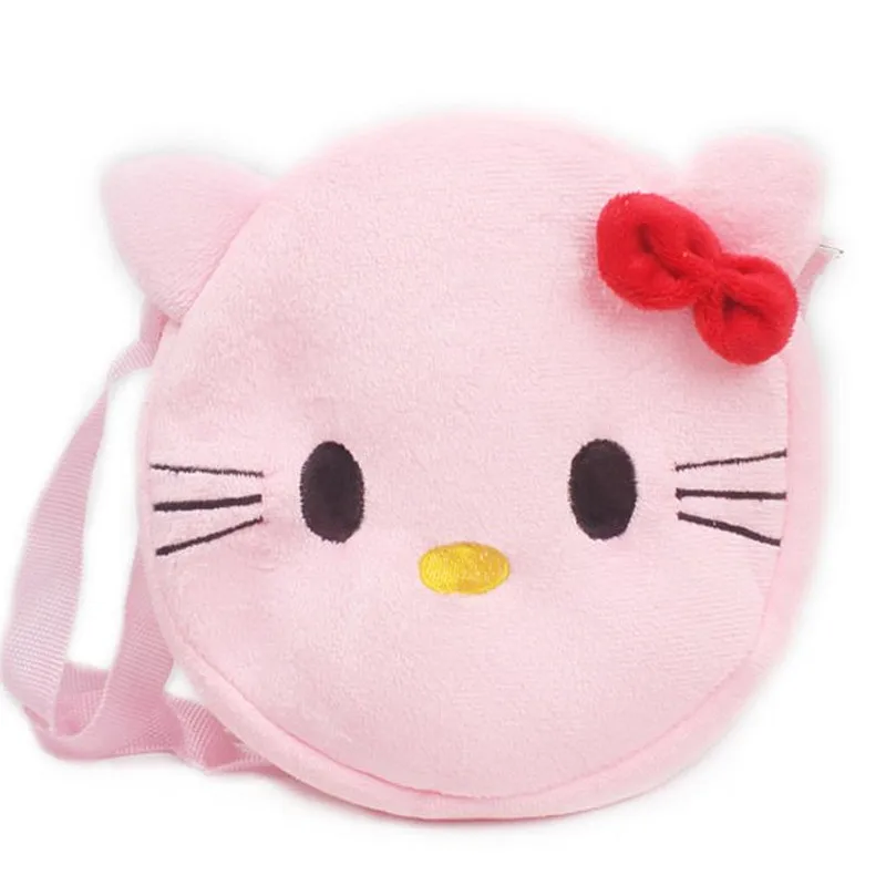 Привет Мультфильм Katie девушка скошенная Сумочка Детский пушистый рюкзак игрушка