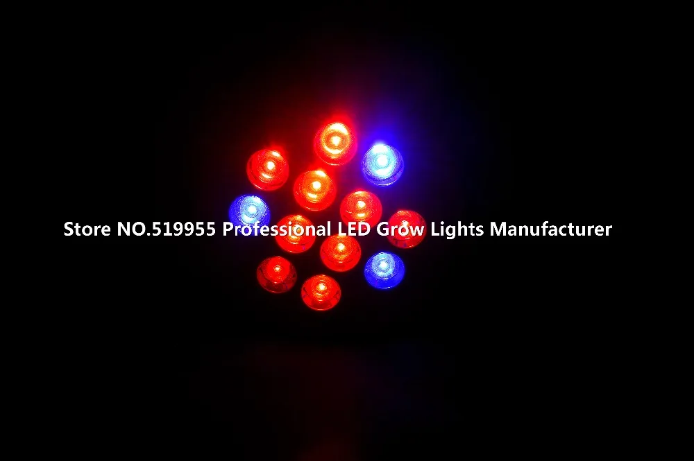 36W PAR38 LED grow light E27 лампа AC85 265V 12 шт. 3 Вт светодиоды красный 650 660nm синий 450 460nm для всех
