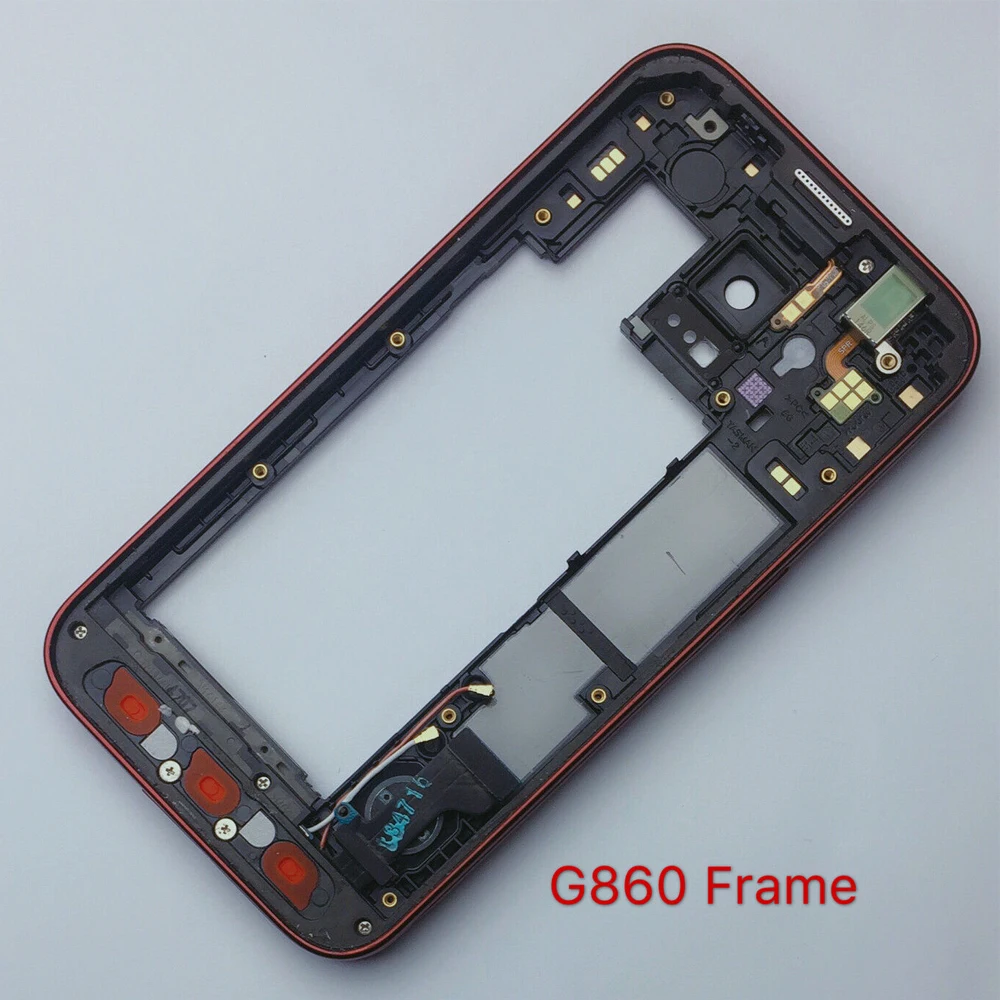 Для Samsung Galaxy S5 Sport G860P средняя рамка Крышка объектива камеры динамик зарядный