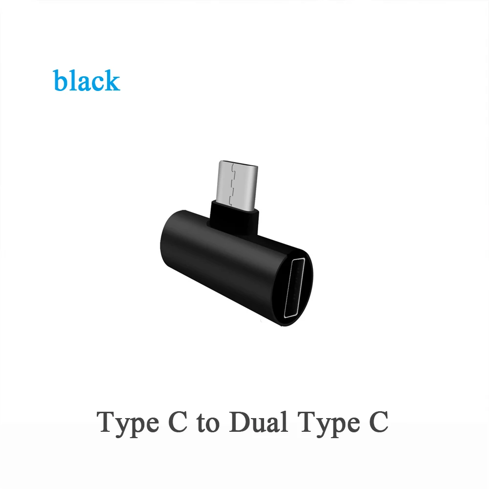 to Dual Type-C 01 3 в 1 USB C к type-c адаптер usb type C кабель для зарядного устройства преобразователь для наушников для 8 6 Leeco адаптеры для наушников - Цвет: to Dual Type-C 01