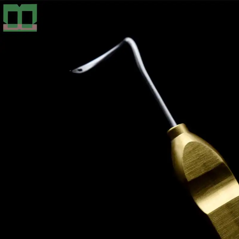 Puncture guide hook Cosmetic and plastic surgery instruments tools for skin lifting stainless steel Aureate handle | Красота и