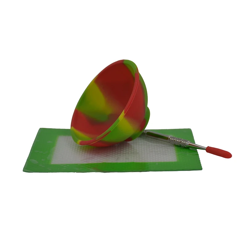 Силиконовая антипригарная чаша FDA восковая емкость баночка Dab в BPA + 1 шт.