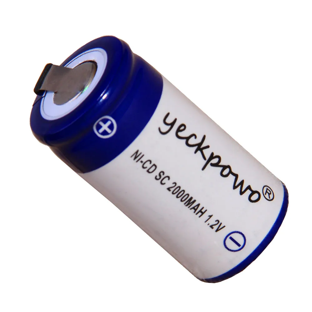 Самая низкая цена 1 шт. 2 В батарейки перезаряжаемые 2000 мА/ч никель кадмиевая