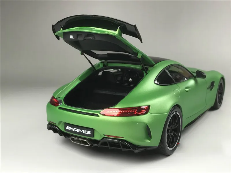 Высокая имитация 1:18 Mercedes-Benz AMG GTR литье под давлением Металлический Игрушечный Автомобиль двери автомобиля можно открыть подарки для детей игрушка для мальчика
