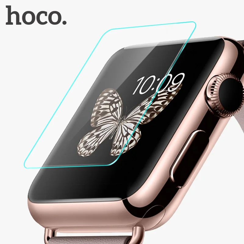 HOCO Оригинальное Закаленное стекло Защитная пленка для экрана Apple iWatch Series 2 3 38 мм 42